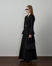 siyah pamuklu aksesuarlı takım 2