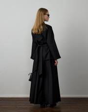 siyah pamuklu aksesuarlı takım 3