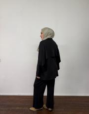 siyah örme sırt allerli takım 6