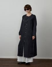 siyah ipek dokulu uzun tunik 2