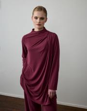 fuşya modal karışımlı omuz detaylı takım 4