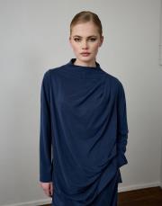 lacivert modal karışımlı omuz detaylı takım 3