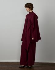 bordo adriana seyyar fular detaylı takım 2