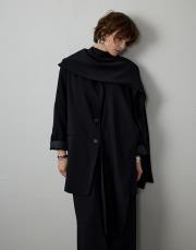 siyah adriana seyyar fular detaylı takım 4