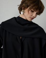 siyah adriana seyyar fular detaylı takım 5