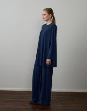 lacivert modal karışımlı vatkalı takım 2