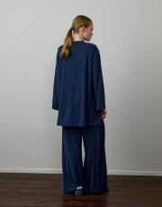 lacivert modal karışımlı vatkalı takım 3