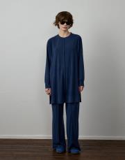 lacivert modal karışımlı nervür detaylı takım