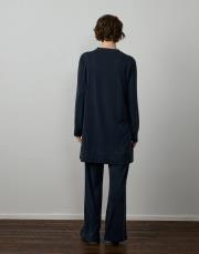 siyah modal karışımlı nervür detaylı takım 3