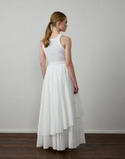 beyaz pamuklu katlı etek 3