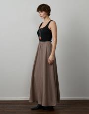 vizon %100 keten kloş etek 2