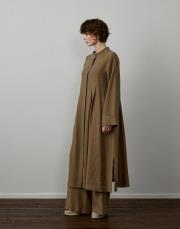 karamel tensel pileli uzun takım 2