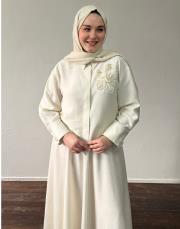 ekru tensel etekli takım 4