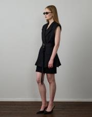 siyah %100 keten yelek 3