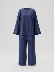 lacivert tensel aller parçalı takım