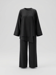 siyah tensel aller parçalı takım