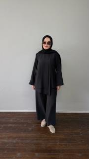 siyah tensel aller parçalı takım 2