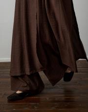 kahverengi gofre uzun takım 4