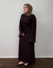 acı kahve adriana klasik elbise 3