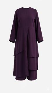 mürdüm krep parçalı takım