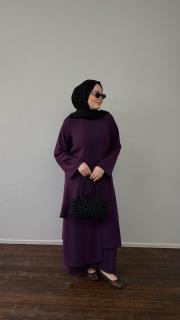 mürdüm krep parçalı takım 2