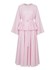 pudra pamuklu kemerli etekli takım