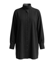 füme modal dik yakalı gömlek