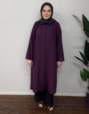 mürdüm keten dokulu enjoy tunik