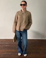 mavi yüksek bel geniş paça jean 2