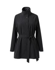 siyah frezya poplin trenç gömlek