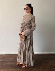 vizon gardenya poplin kraşlı takım 3