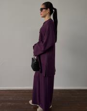 mürdüm manolya keten dokulu britli takım 3