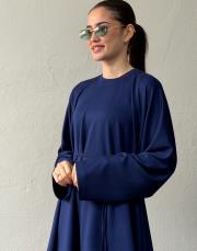 indigo orkide modal yarım fermuarlı takım 3