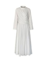 beyaz pamuklı allerli elbise