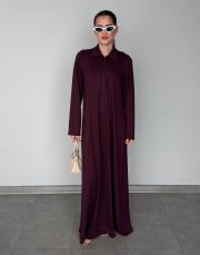 bordo açelya modal elbise 2