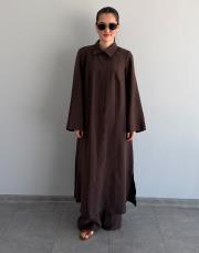 acı kahve tensel kap formlu takım 2