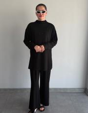 siyah şakayık modal taşlı takım 2