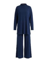 açık lacivert şakayık modal taşlı takım