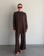 acı kahve şakayık modal taşlı takım 2