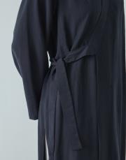 koyu lacivert tensel kruvaze abaya 2