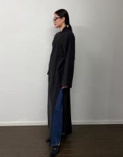 siyah tensel kruvaze abaya 4