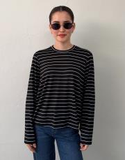 daisy siyah penye kısa tunik 3
