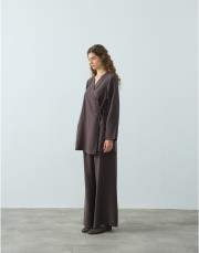 acı kahve tensel kimono takım 2