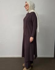 mürdüm triko kapak detaylı takım 3