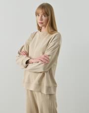 bej %100 pamuk sweatshirt 5
