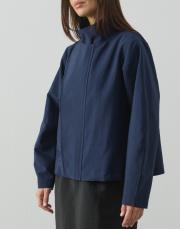lacivert teknik kruvaze kısa ceket 3