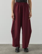 bordo double şalvar form pantolon 3