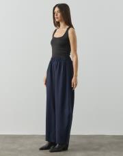 lacivert double şalvar form pantolon 2