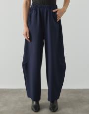 lacivert double şalvar form pantolon 3