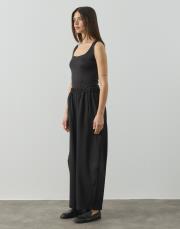 siyah double şalvar form pantolon 2